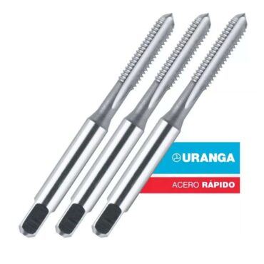 JUEGO MACHOS BSW 3/16 x 24 HSSE PIEZAS URANGA - MACHOS DE ROSCAR