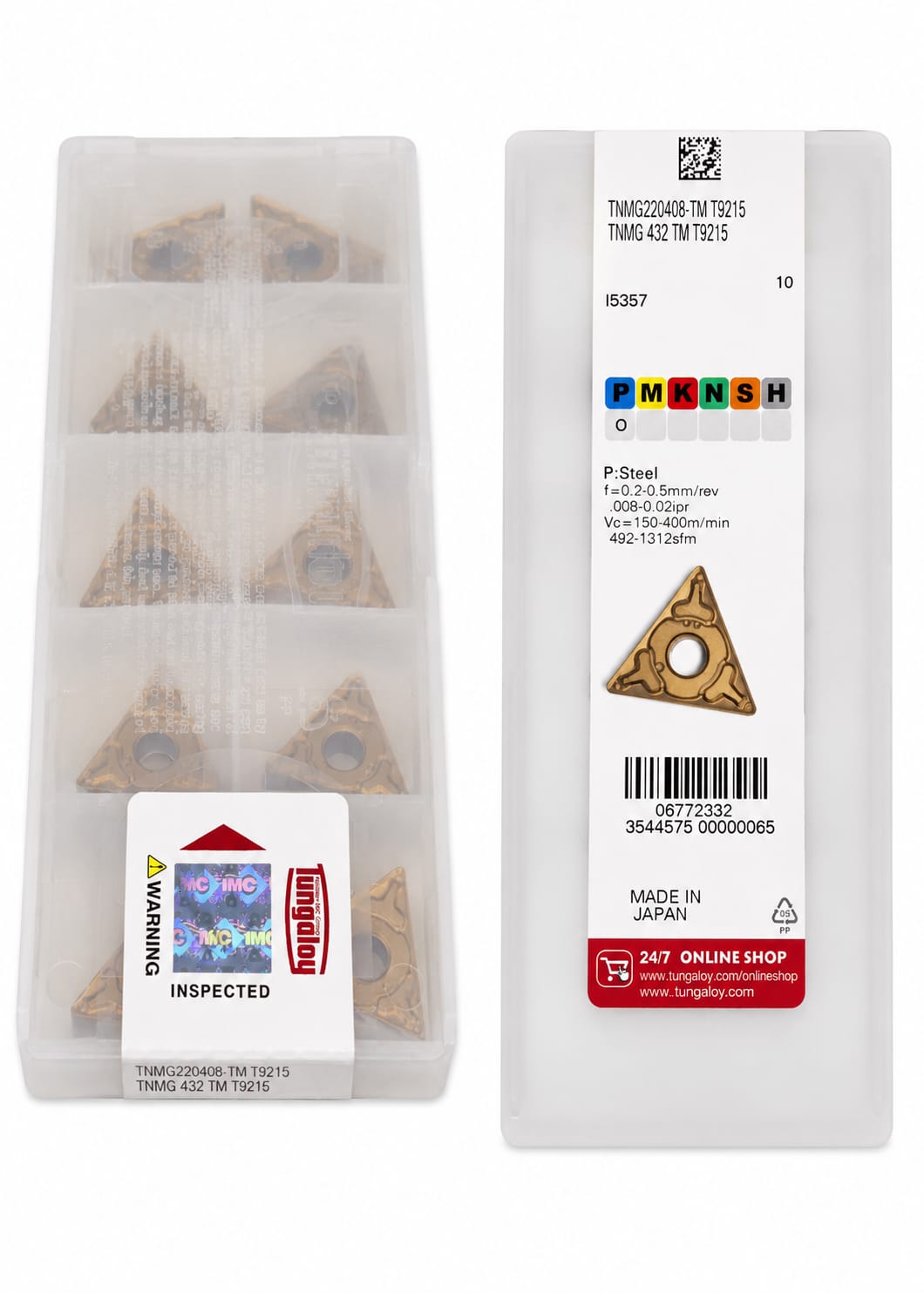 INSERTO DE CORTE TNMG220408-TM T9125 - Insertos de Corte para Torno